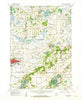 Whitewater Wisconsin Historical topographic map, 1:62500 scale, 15 X 15 Minute, Year 1960