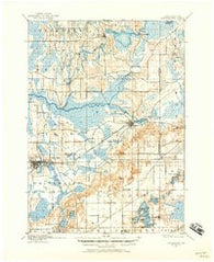 Whitewater Wisconsin Historical topographic map, 1:62500 scale, 15 X 15 Minute, Year 1903