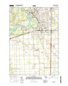 Whiting Wisconsin Current topographic map, 1:24000 scale, 7.5 X 7.5 Minute, Year 2015
