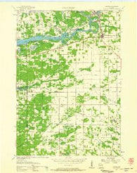 Whiting Wisconsin Historical topographic map, 1:48000 scale, 15 X 15 Minute, Year 1957
