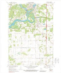 Whiting Wisconsin Historical topographic map, 1:24000 scale, 7.5 X 7.5 Minute, Year 1970