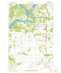 Whiting Wisconsin Historical topographic map, 1:24000 scale, 7.5 X 7.5 Minute, Year 1970