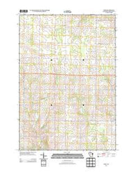 Wien Wisconsin Historical topographic map, 1:24000 scale, 7.5 X 7.5 Minute, Year 2013