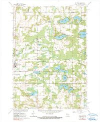 Wild Rose Wisconsin Historical topographic map, 1:24000 scale, 7.5 X 7.5 Minute, Year 1961