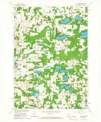 Wild Rose Wisconsin Historical topographic map, 1:24000 scale, 7.5 X 7.5 Minute, Year 1961