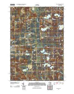 Wild Rose Wisconsin Historical topographic map, 1:24000 scale, 7.5 X 7.5 Minute, Year 2010