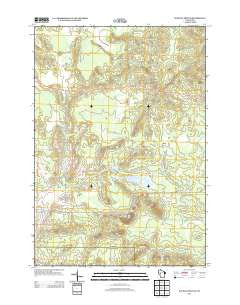 Wildcat Mound Wisconsin Historical topographic map, 1:24000 scale, 7.5 X 7.5 Minute, Year 2013