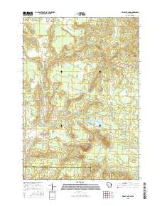 Wildcat Mound Wisconsin Current topographic map, 1:24000 scale, 7.5 X 7.5 Minute, Year 2015
