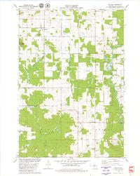 Willard Wisconsin Historical topographic map, 1:24000 scale, 7.5 X 7.5 Minute, Year 1979