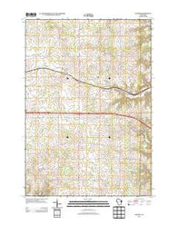 Wilson Wisconsin Historical topographic map, 1:24000 scale, 7.5 X 7.5 Minute, Year 2013