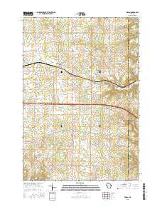 Wilson Wisconsin Current topographic map, 1:24000 scale, 7.5 X 7.5 Minute, Year 2015
