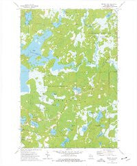 Wilson Lake Wisconsin Historical topographic map, 1:24000 scale, 7.5 X 7.5 Minute, Year 1973