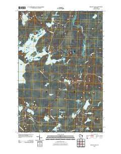 Wilson Lake Wisconsin Historical topographic map, 1:24000 scale, 7.5 X 7.5 Minute, Year 2010