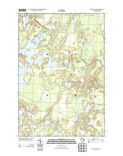 Wilson Lake Wisconsin Historical topographic map, 1:24000 scale, 7.5 X 7.5 Minute, Year 2013