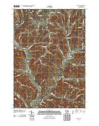 Wilton Wisconsin Historical topographic map, 1:24000 scale, 7.5 X 7.5 Minute, Year 2010