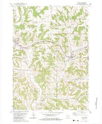 Wilton Wisconsin Historical topographic map, 1:24000 scale, 7.5 X 7.5 Minute, Year 1983