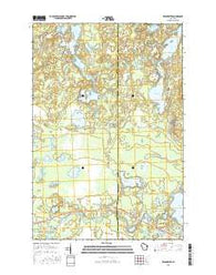 Winchester Wisconsin Current topographic map, 1:24000 scale, 7.5 X 7.5 Minute, Year 2015