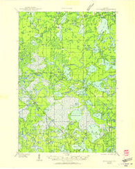 Winchester Wisconsin Historical topographic map, 1:48000 scale, 15 X 15 Minute, Year 1939