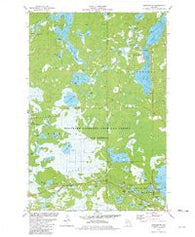 Winchester Wisconsin Historical topographic map, 1:24000 scale, 7.5 X 7.5 Minute, Year 1981