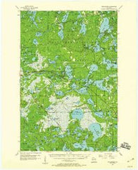 Winchester Wisconsin Historical topographic map, 1:62500 scale, 15 X 15 Minute, Year 1955