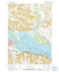Winona East Minnesota Historical topographic map, 1:24000 scale, 7.5 X 7.5 Minute, Year 1972