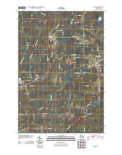 Winter Wisconsin Historical topographic map, 1:24000 scale, 7.5 X 7.5 Minute, Year 2010