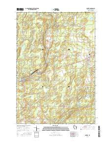 Winter Wisconsin Current topographic map, 1:24000 scale, 7.5 X 7.5 Minute, Year 2015