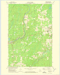 Winter Wisconsin Historical topographic map, 1:24000 scale, 7.5 X 7.5 Minute, Year 1972