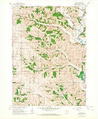 Wiota Wisconsin Historical topographic map, 1:24000 scale, 7.5 X 7.5 Minute, Year 1962