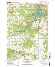 Wisconsin Dells South Wisconsin Historical topographic map, 1:24000 scale, 7.5 X 7.5 Minute, Year 1975