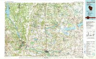 Wisconsin Dells Wisconsin Historical topographic map, 1:100000 scale, 30 X 60 Minute, Year 1990