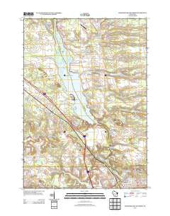 Wisconsin Dells North Wisconsin Historical topographic map, 1:24000 scale, 7.5 X 7.5 Minute, Year 2013