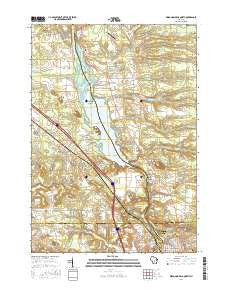 Wisconsin Dells North Wisconsin Current topographic map, 1:24000 scale, 7.5 X 7.5 Minute, Year 2016