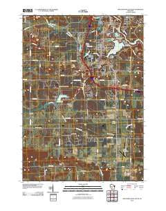 Wisconsin Dells South Wisconsin Historical topographic map, 1:24000 scale, 7.5 X 7.5 Minute, Year 2010