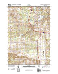 Wisconsin Dells South Wisconsin Historical topographic map, 1:24000 scale, 7.5 X 7.5 Minute, Year 2013