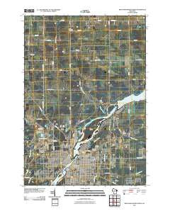 Wisconsin Rapids North Wisconsin Historical topographic map, 1:24000 scale, 7.5 X 7.5 Minute, Year 2010