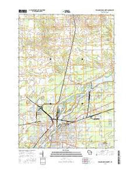 Wisconsin Rapids North Wisconsin Current topographic map, 1:24000 scale, 7.5 X 7.5 Minute, Year 2015