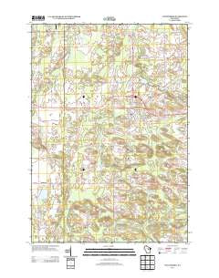 Wittenberg Wisconsin Historical topographic map, 1:24000 scale, 7.5 X 7.5 Minute, Year 2013