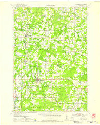 Wittenberg Wisconsin Historical topographic map, 1:48000 scale, 15 X 15 Minute, Year 1954