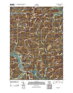 Wonewoc Wisconsin Historical topographic map, 1:24000 scale, 7.5 X 7.5 Minute, Year 2010