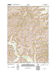 Wonewoc Wisconsin Historical topographic map, 1:24000 scale, 7.5 X 7.5 Minute, Year 2013