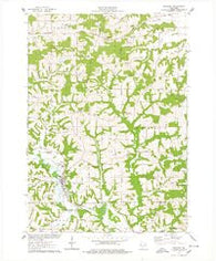 Wonewoc Wisconsin Historical topographic map, 1:24000 scale, 7.5 X 7.5 Minute, Year 1975