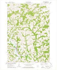 Wonewoc Wisconsin Historical topographic map, 1:24000 scale, 7.5 X 7.5 Minute, Year 1975