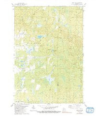 Wood Lake Wisconsin Historical topographic map, 1:24000 scale, 7.5 X 7.5 Minute, Year 1979