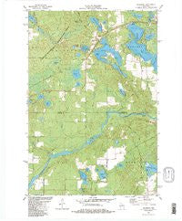 Woodboro Wisconsin Historical topographic map, 1:24000 scale, 7.5 X 7.5 Minute, Year 1982