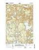 Woodruff Wisconsin Current topographic map, 1:24000 scale, 7.5 X 7.5 Minute, Year 2015