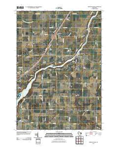 Wrightstown Wisconsin Historical topographic map, 1:24000 scale, 7.5 X 7.5 Minute, Year 2010