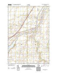 Wrightstown Wisconsin Historical topographic map, 1:24000 scale, 7.5 X 7.5 Minute, Year 2013