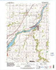 Wrightstown Wisconsin Historical topographic map, 1:24000 scale, 7.5 X 7.5 Minute, Year 1992