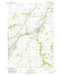 Wrightstown Wisconsin Historical topographic map, 1:24000 scale, 7.5 X 7.5 Minute, Year 1974